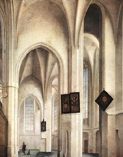 Pieter Jansz Saenredam Interior of the St Jacob Church in Utrecht Germany oil painting art